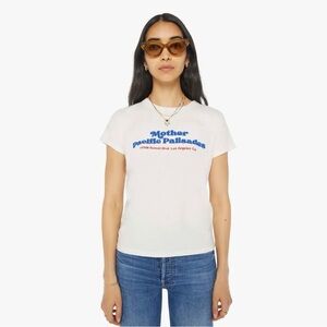 NWT- MOTHER The Boxy Goodie Goodie Tee- M - Pacific Palisades